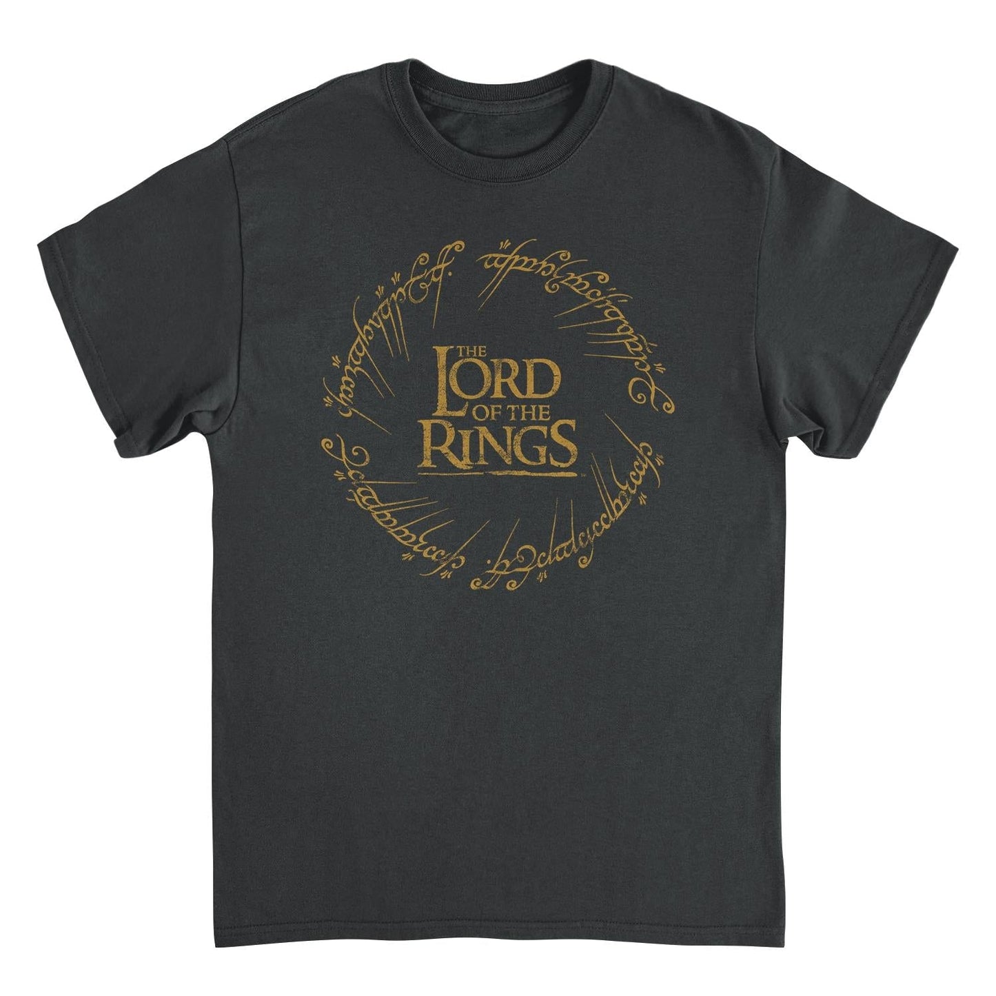 Lord of The Rings One Ring Mens T Shirt Black Officially Licensed