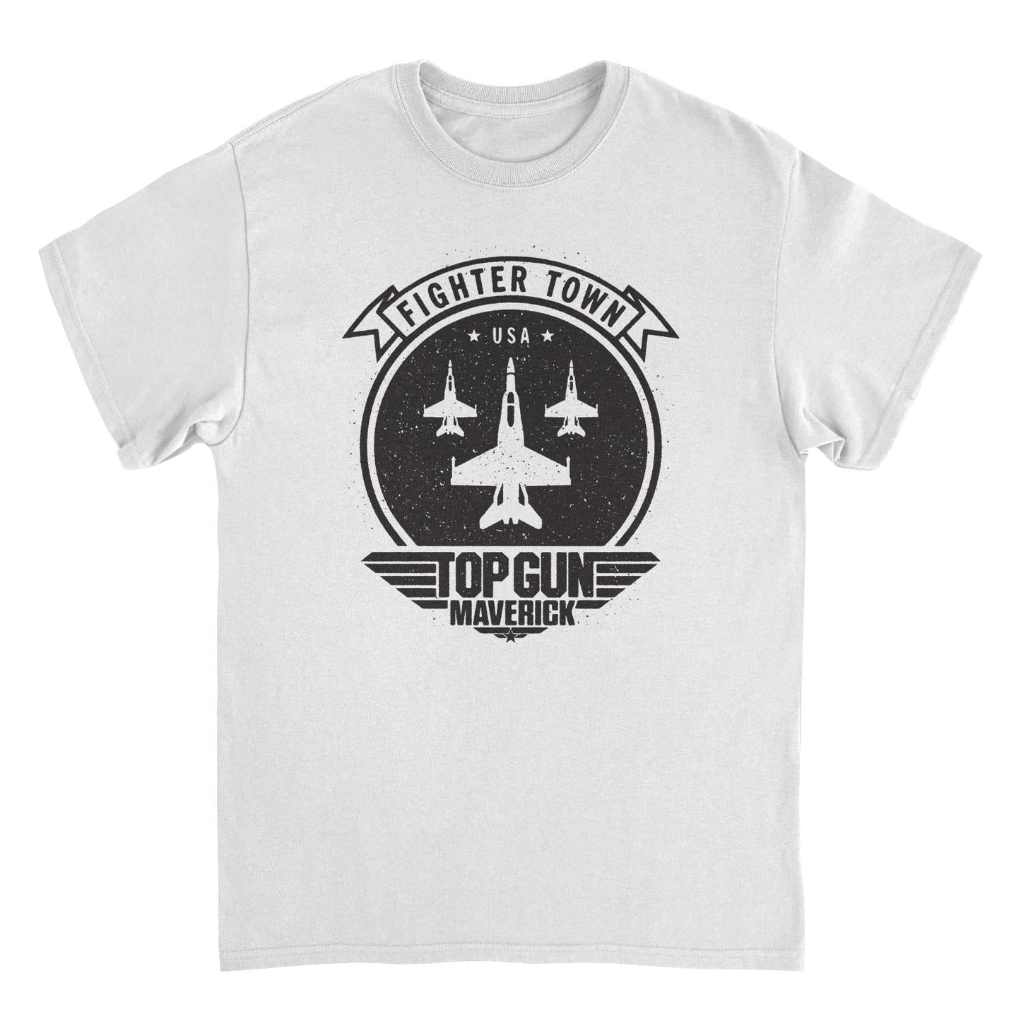 Top Gun Fighter Town Mens T Shirt White Officially Licensed