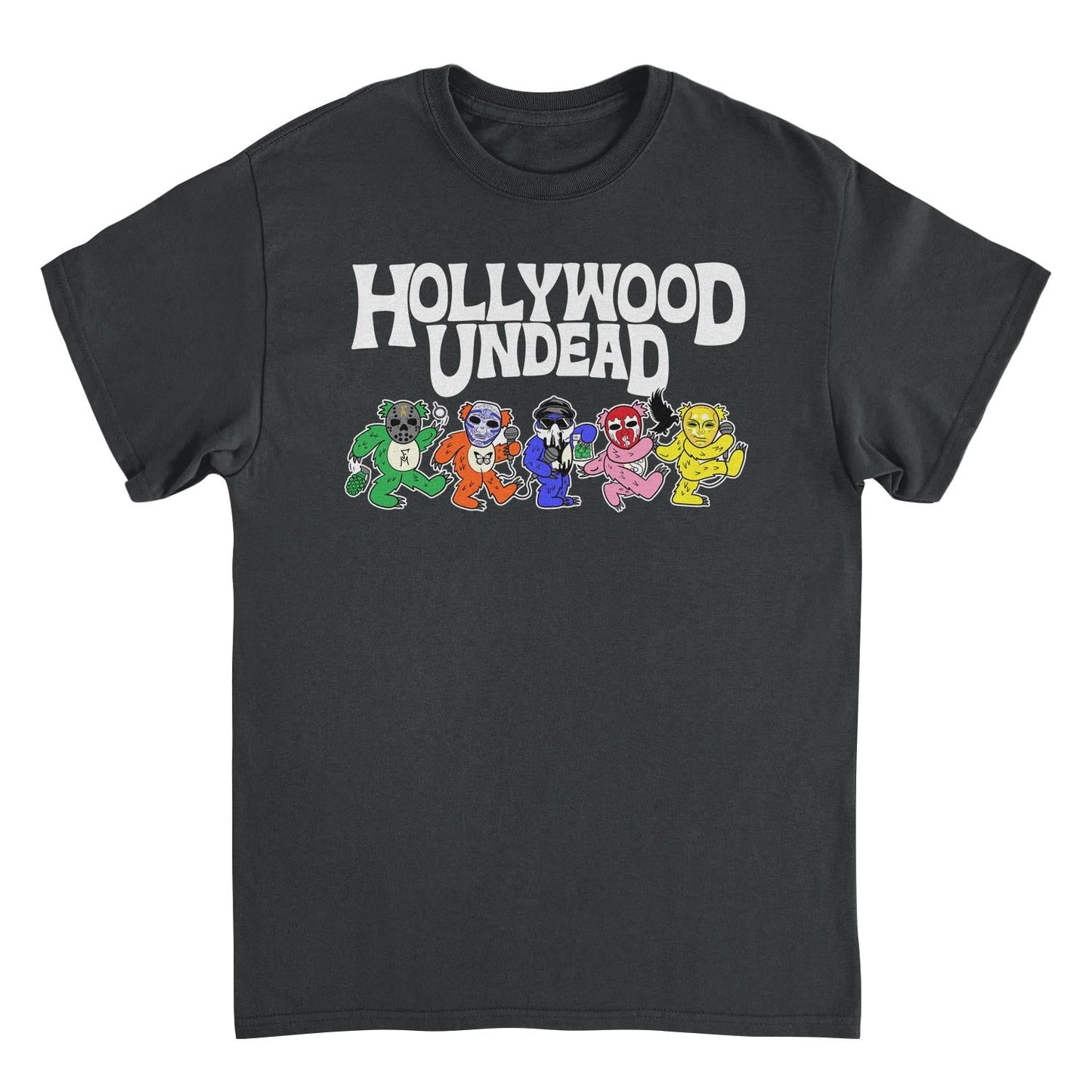 Hollywood Undead Dancing Bears Mens T Shirt Black Officially Licensed