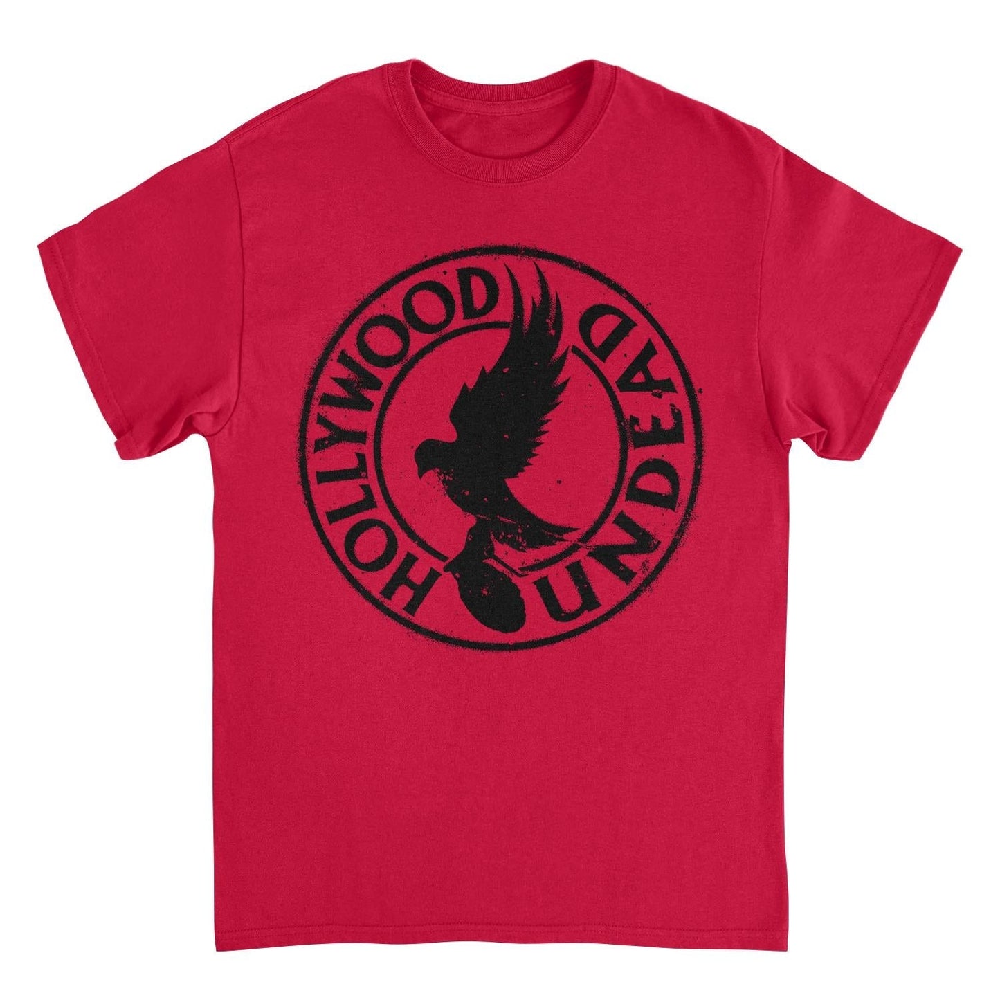 Hollywood Undead Circle Logo Mens T Shirt Red Officially Licensed