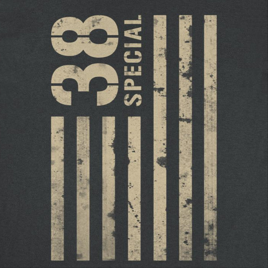 38 Special Vertical Stripes Mens T Shirt Black Officially Licensed