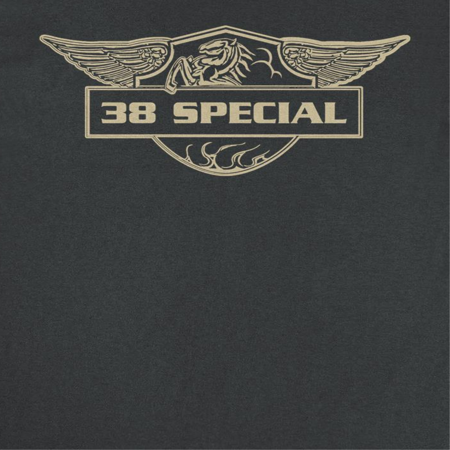 38 Special Emblem Gold Mens T Shirt Black Officially Licensed