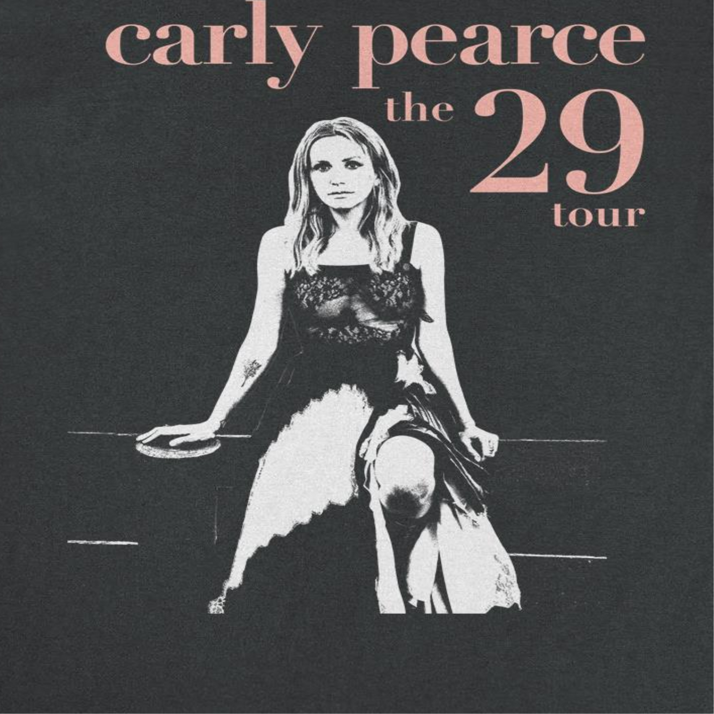 Carly Pearce Carly The 29 Tour Mens T Shirt Black Officially Licensed