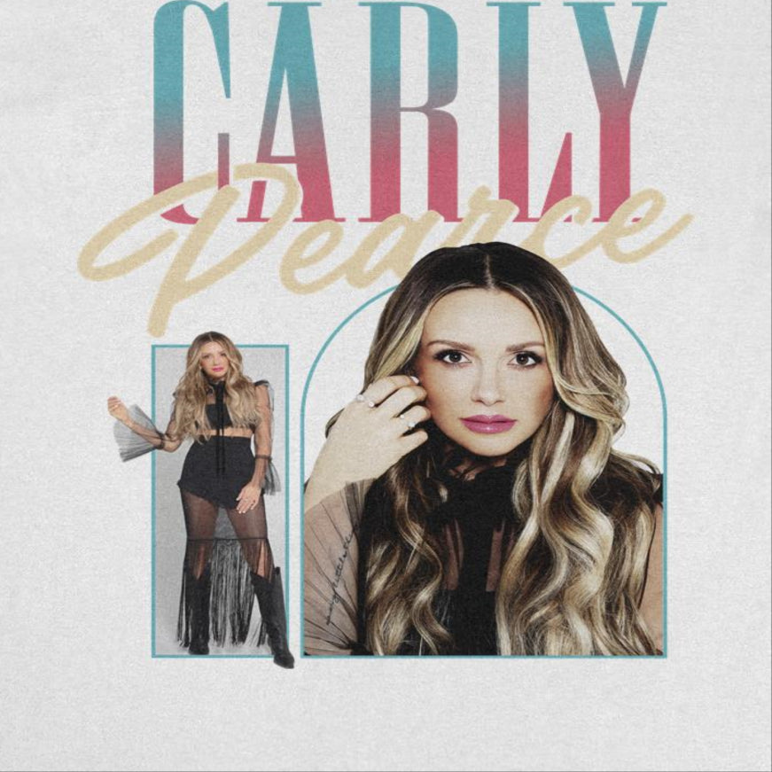 Carly Pearce Photos Gradient Mens T Shirt White Officially Licensed