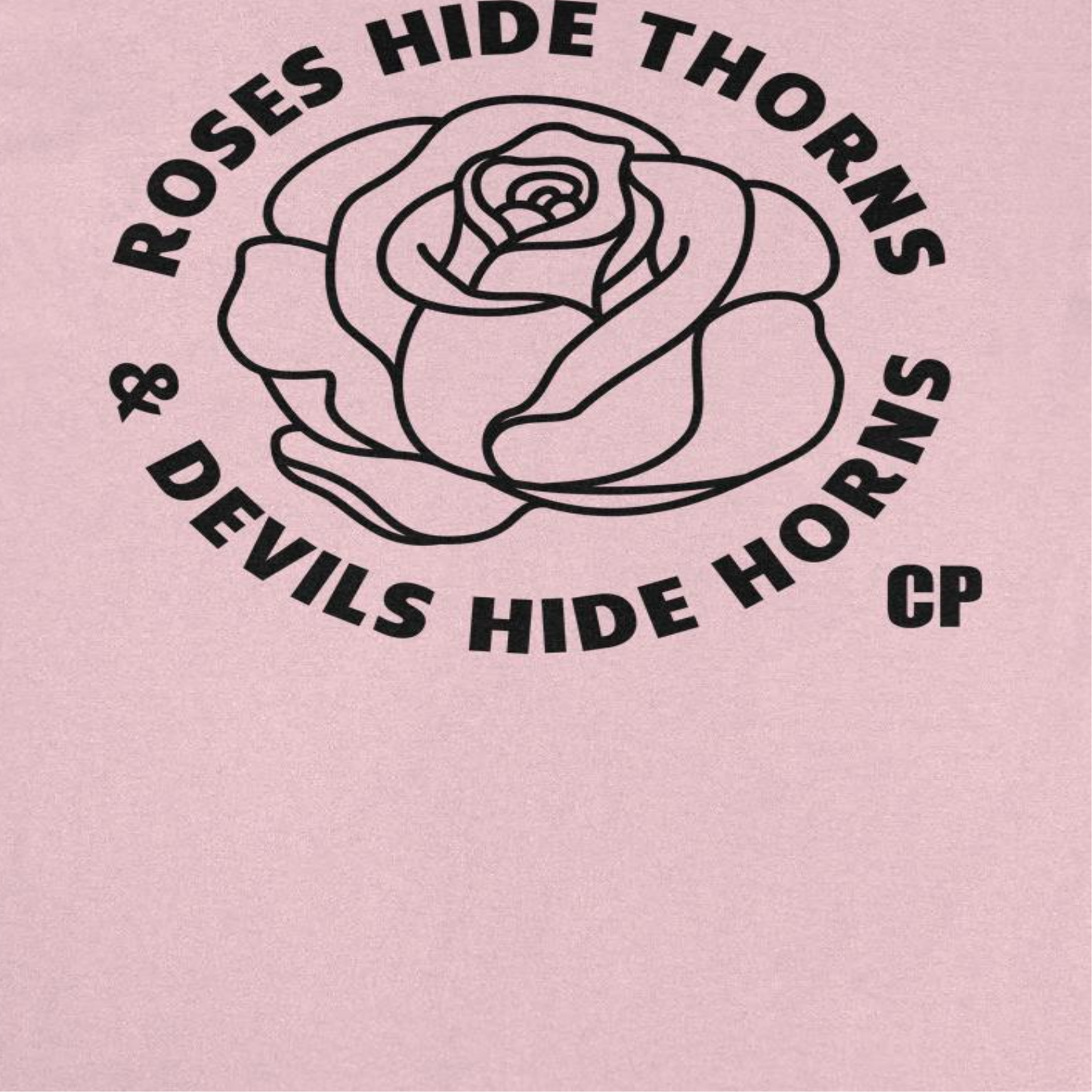 Carly Pearce Roses Hide Thorns Mens T Shirt Light Pink Officially Licensed