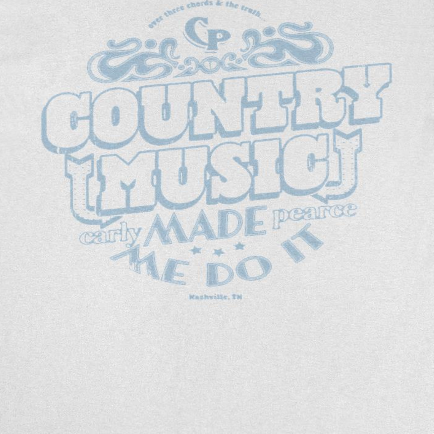 Carly Pearce Retro Lyric Mens T Shirt White Officially Licensed