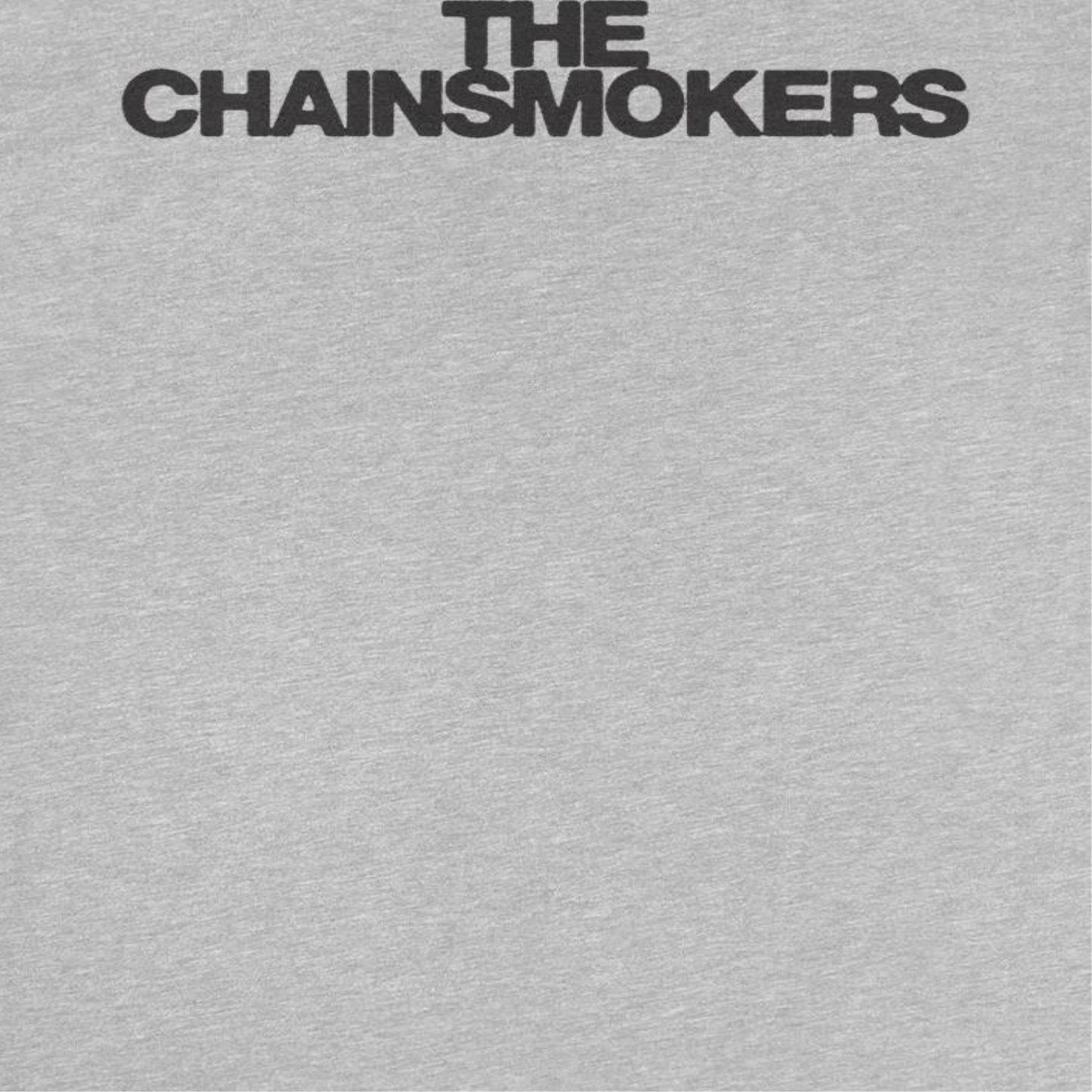 The Chainsmokers Classic Logo Dark Mens T Shirt Grey Officially Licensed