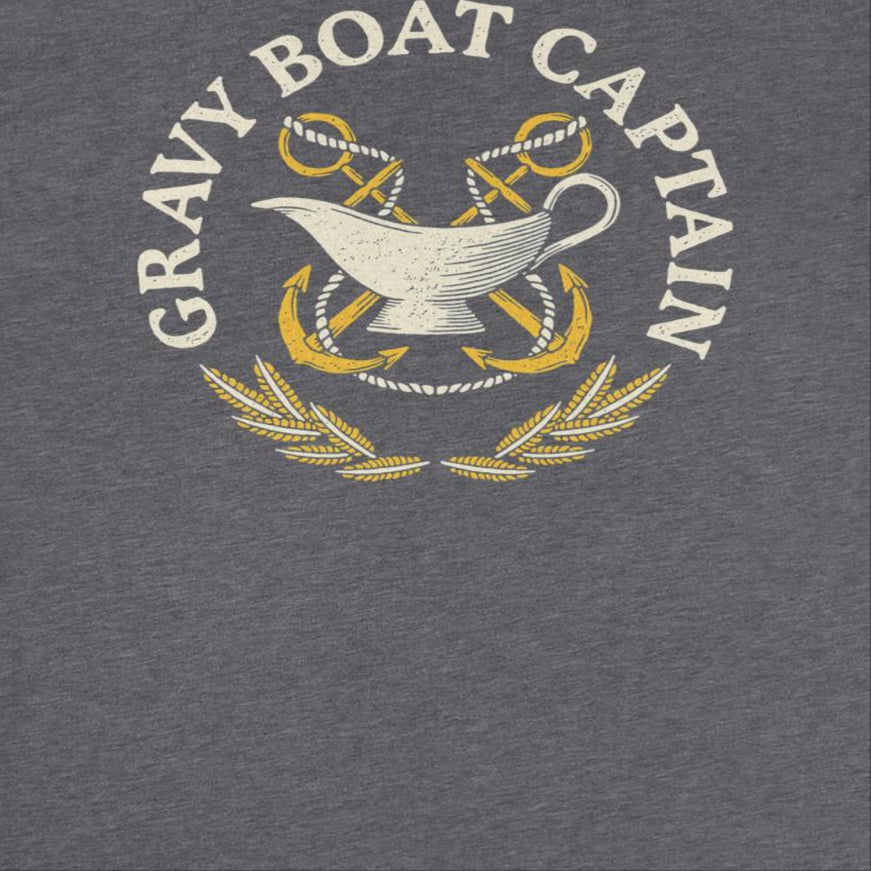 Thanksgiving T-Shirt - Gravy Boat Captain Officially Licensed