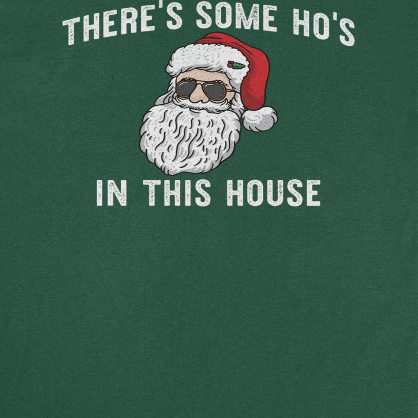 Christmas T-Shirt - There's Some Ho's in this House Officially Licensed