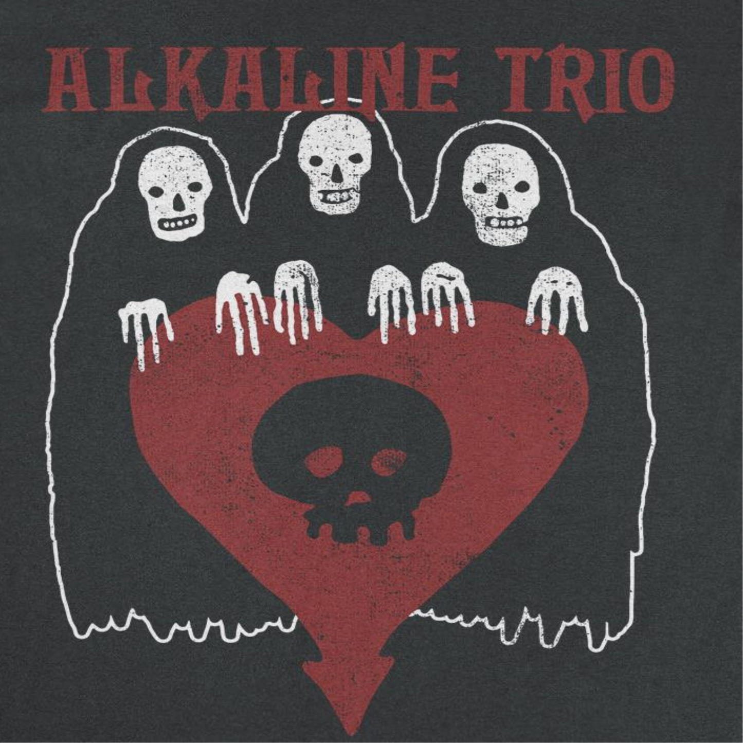 Alkaline Trio Ghoul Trio Mens T Shirt Black Officially Licensed