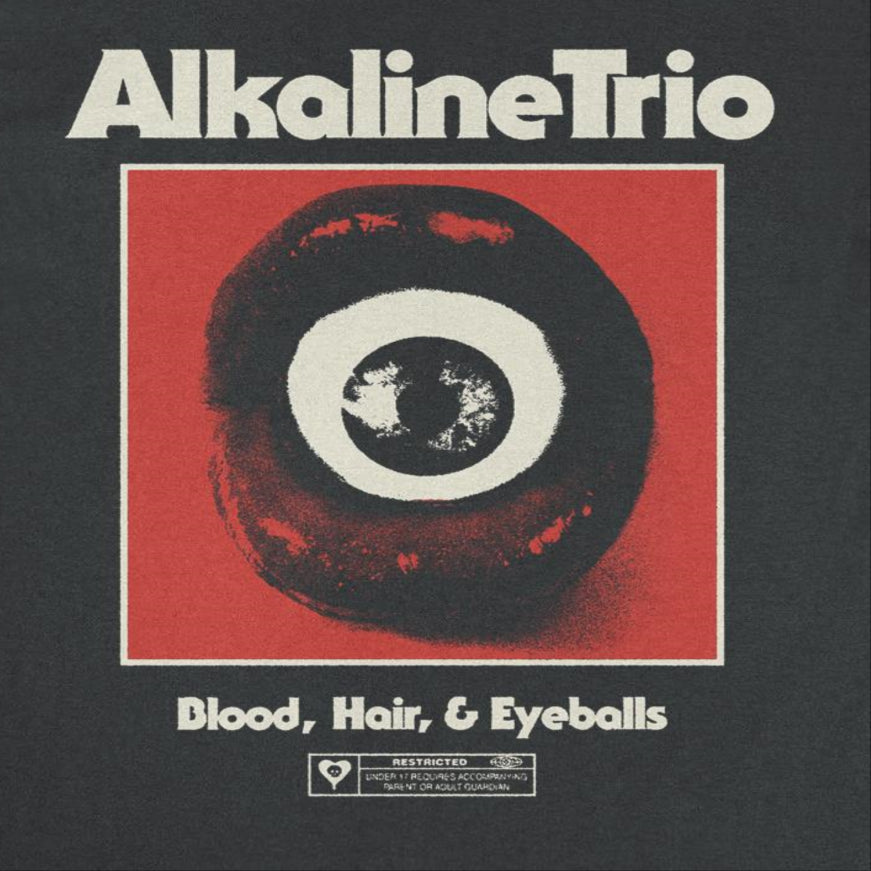 Alkaline Trio BHE Lips Mens T Shirt Black Officially Licensed