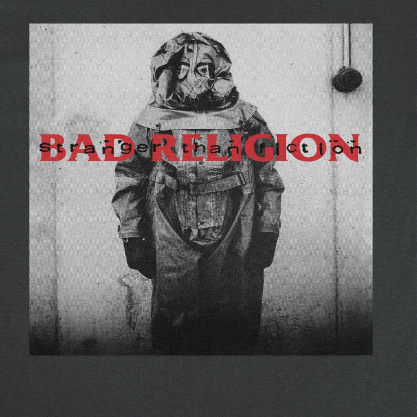 Bad Religion Hazmat Stranger Than Fiction Mens T Shirt Black Officially Licensed