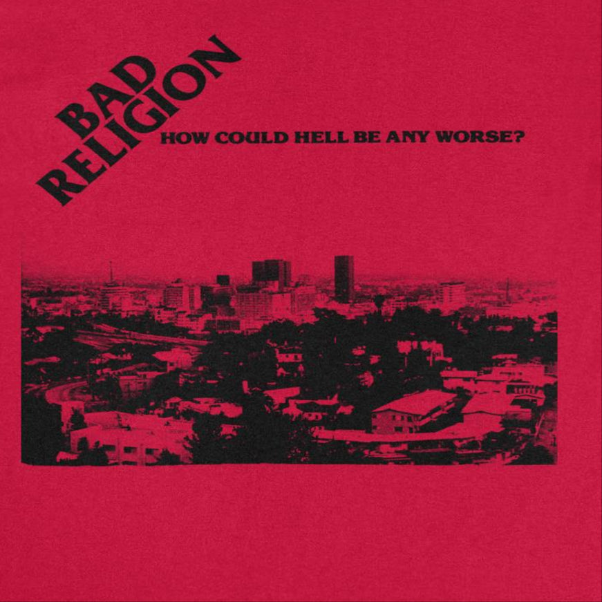 Bad Religion How Could Hell Be Any Worse Mens T Shirt Red Officially Licensed