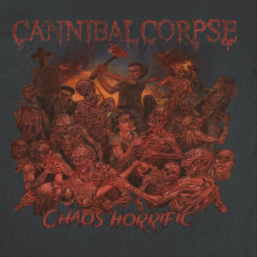 Cannibal Corpse Chaos Horrific Front Mens T Shirt Black Officially Licensed