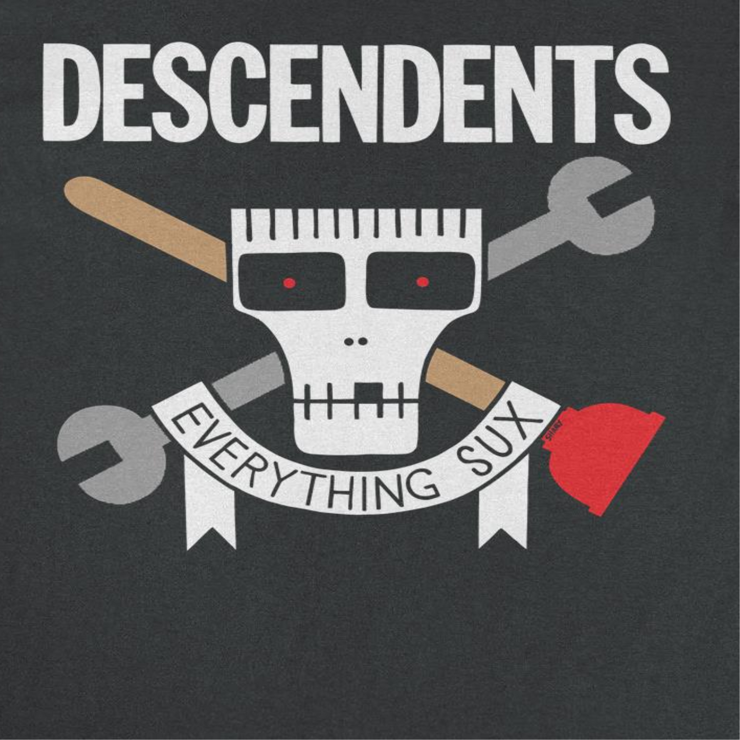 Descendents Plungers Mens T Shirt Black Officially Licensed