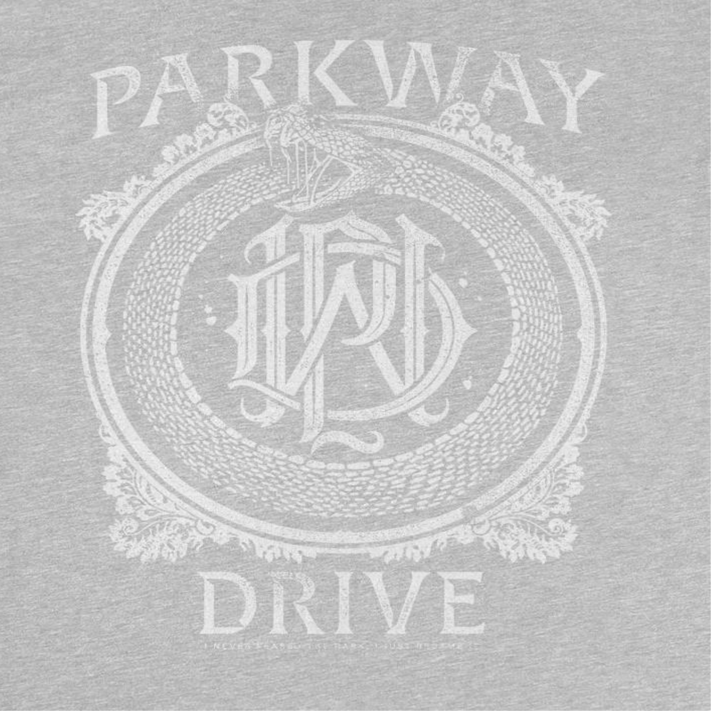 Parkway Drive Snake Monogram Mens T Shirt Lt Sport Grey Officially Licensed