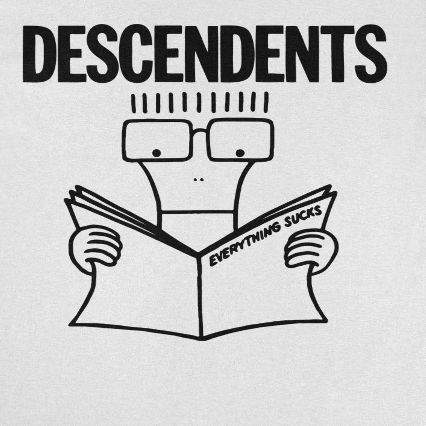 Descendents Everything Sucks 25 Front Mens T Shirt White Officially Licensed