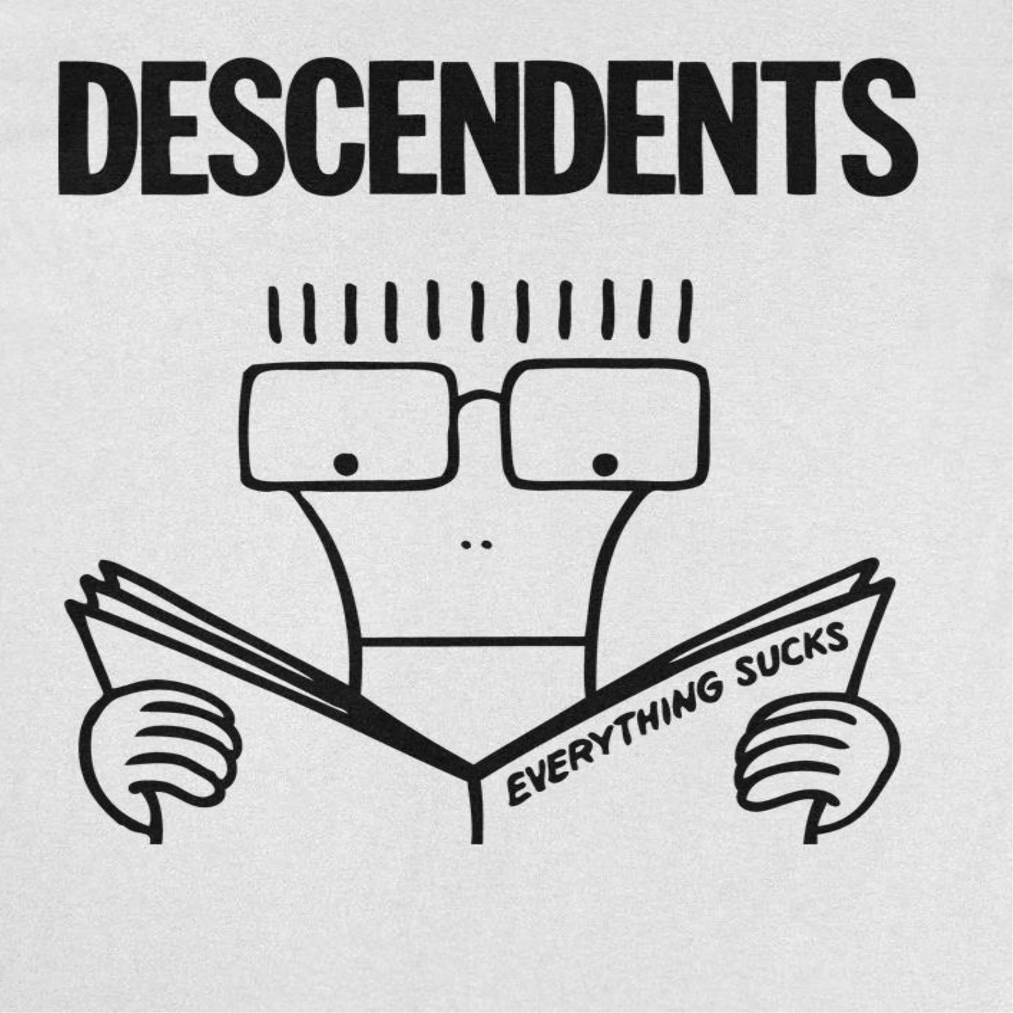 Descendents Everything Sucks Mens T Shirt White Officially Licensed