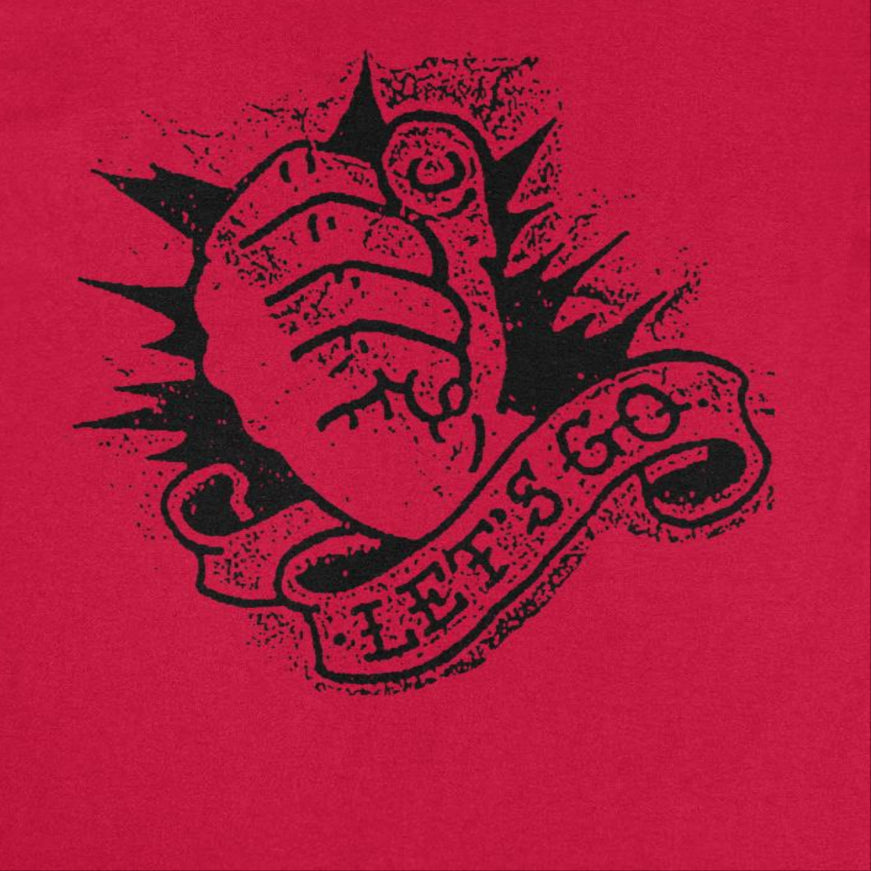 Rancid Lets Go Burgandy Mens T Shirt Red Officially Licensed
