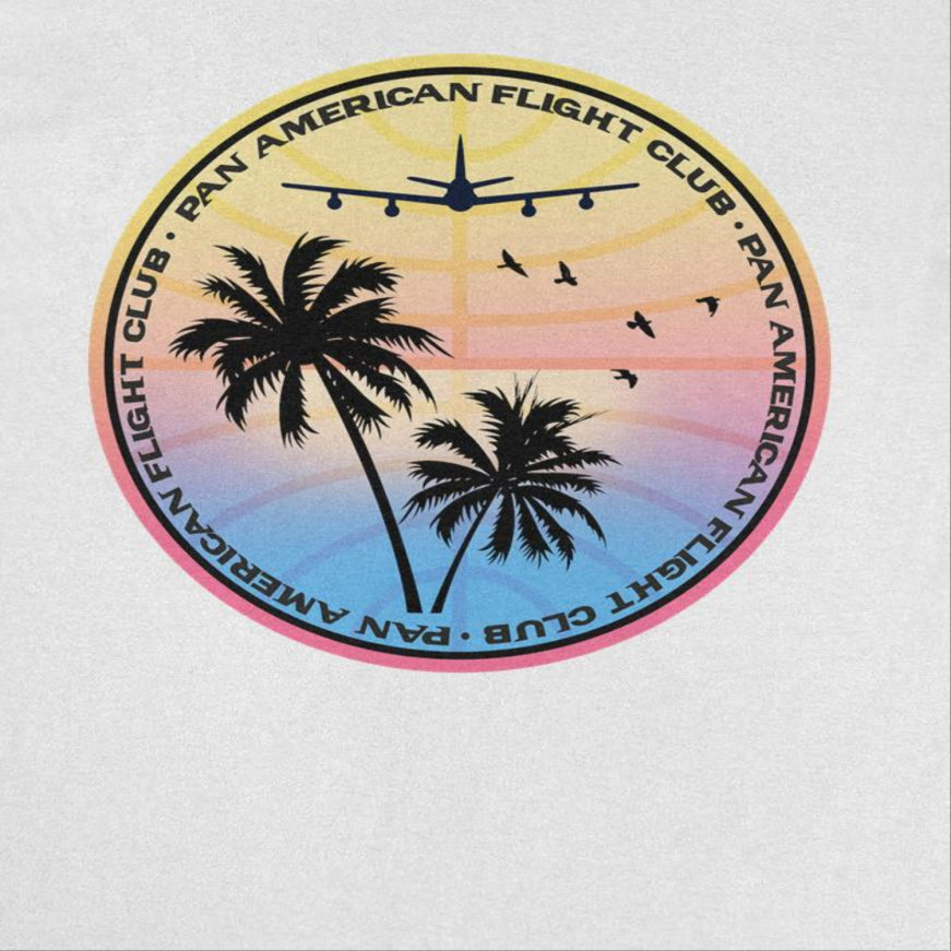 Pan Am Flight Club Icon Mens T Shirt White Officially Licensed