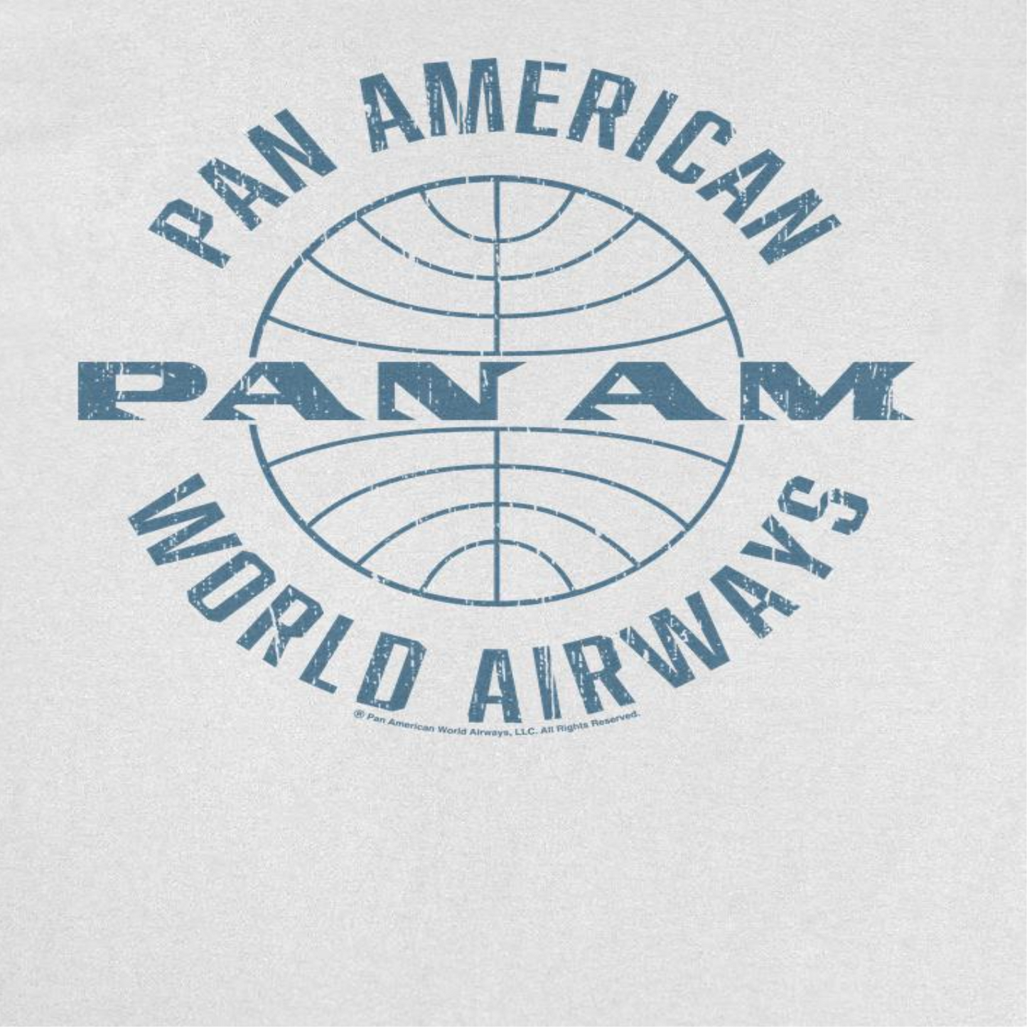 Pan Am Pan American World Airways Mens T Shirt White Officially Licensed