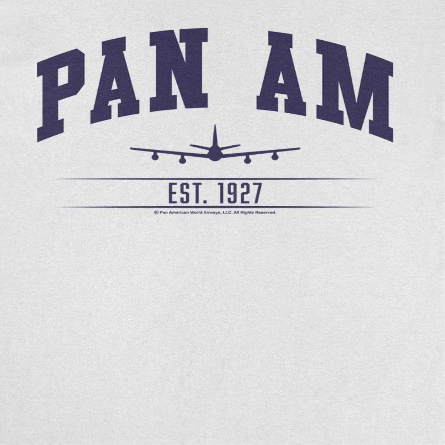 Pan Am College Sports Text Est 1927 Mens T Shirt White Officially Licensed