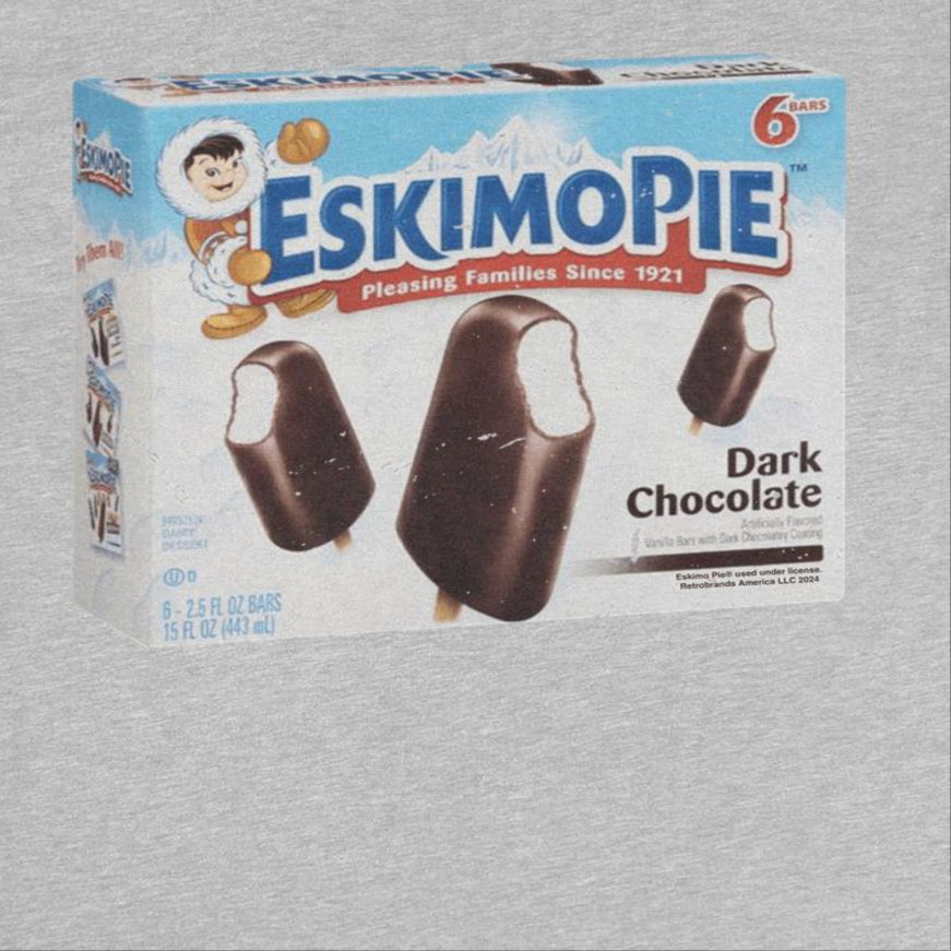 Eskimo Pie Dark Chocolate Ice Cream Mens T Shirt Sport Grey Officially Licensed