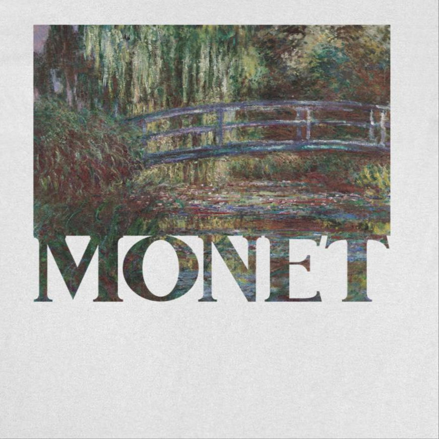 Classic Paintings Monet Water Lily Pond Mens T Shirt White Officially Licensed