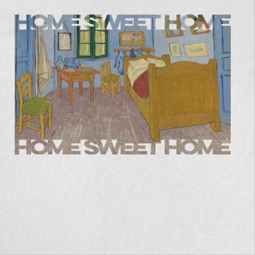 Classic Paintings Home Sweet Home Van Gogh Mens T Shirt White Officially Licensed