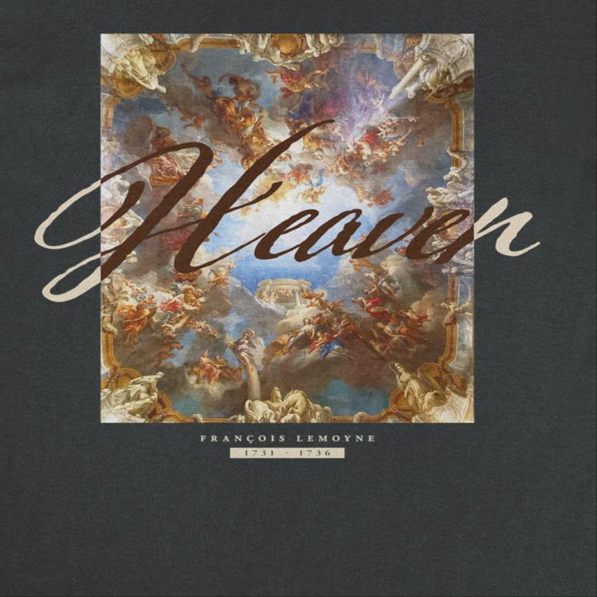 Classic Paintings Heaven Lemoyne Mens T Shirt Black Officially Licensed