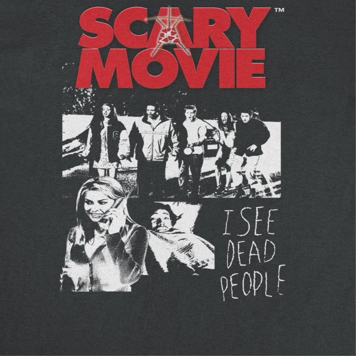 Scary Movie I See Dead People Mens T Shirt Black Officially Licensed