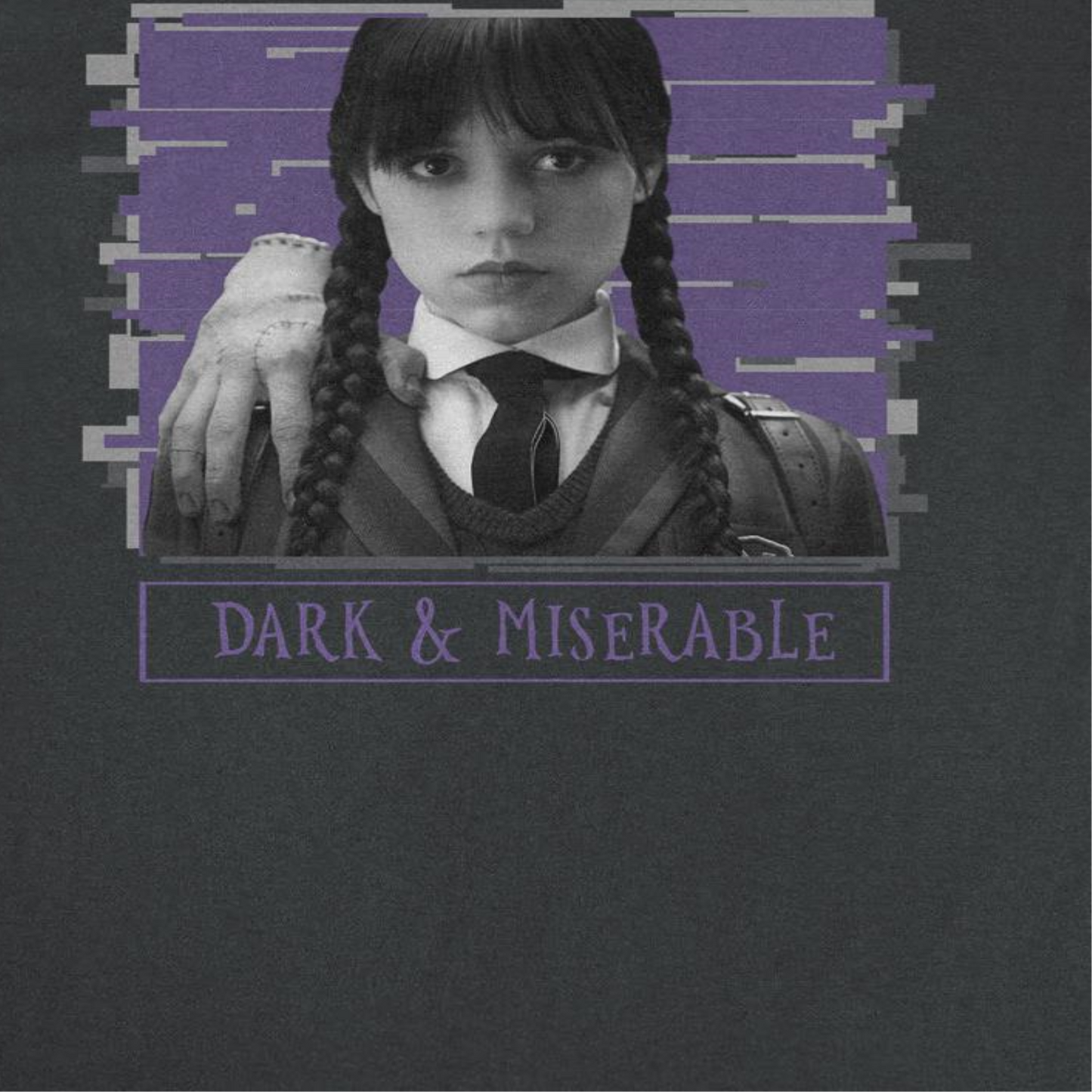 Wednesday Dead Inside T Shirt Black Officially Licensed