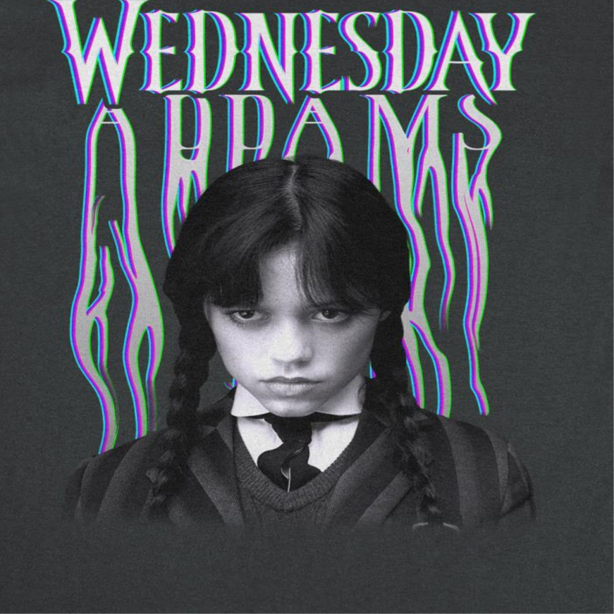 Wednesday Melt T Shirt Black Officially Licensed