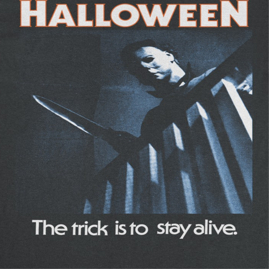 Halloween Upstairs Michael T Shirt Black Officially Licensed