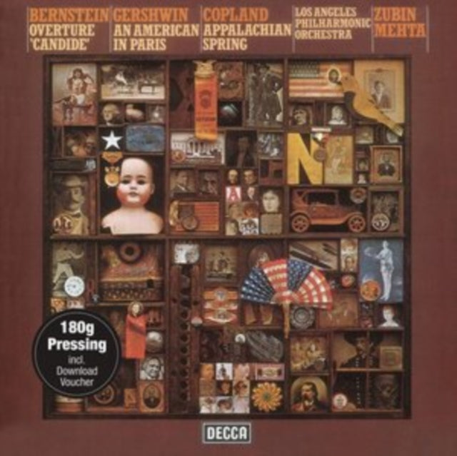 Zubin / Los Angeles Philharmonic Mehta - Mehta Conducts Bernstein Gershwin & Copland - LP Vinyl Record