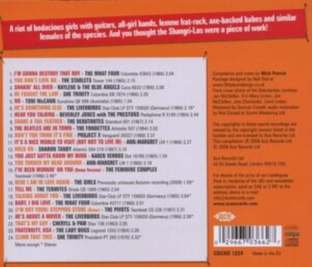Various Artists - Destroy That Boy More Girls With Guitars / Various Music CD
