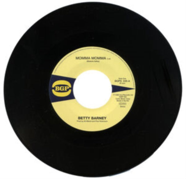 Betty & The Chili Peppers Barney - Momma Momma / Chicken Scratch - 7 Inch Vinyl Record