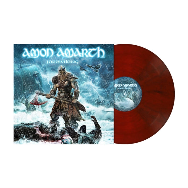 Amon Amarth - Jomsviking (Ruby Red Marbled) - LP Vinyl Record
