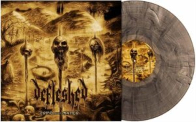 Defleshed - Grind Over Matter (Smokey Grey & Black Swirl LP Vinyl) Vinyl Record