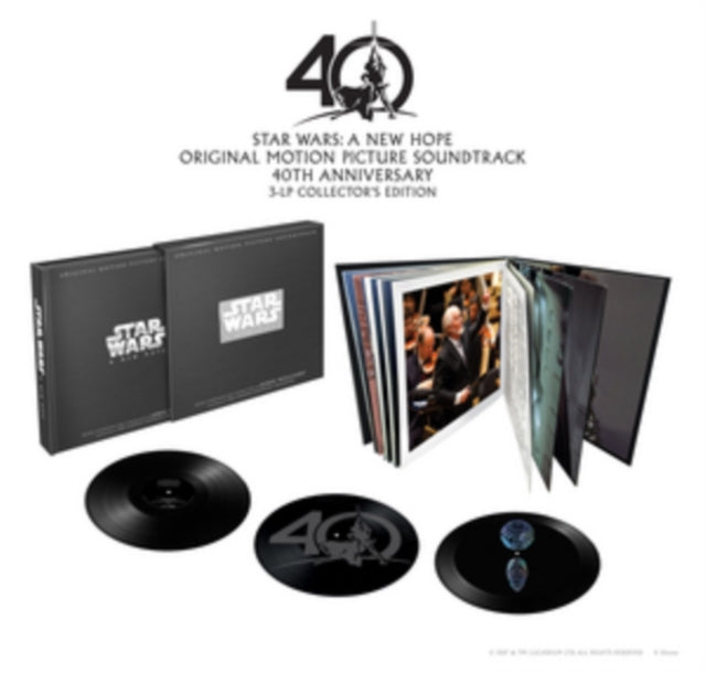 John Williams - Star Wars: A New Hope (Limited 3LP Box/Etched Side/Death Star Hologram) Vinyl Record
