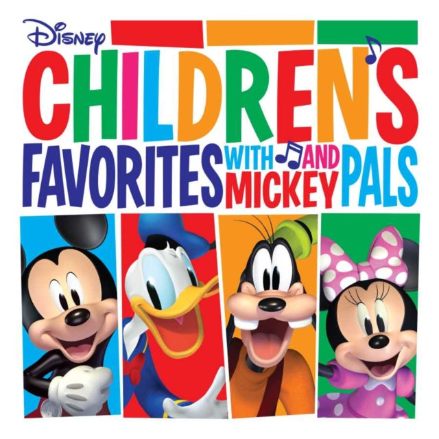 Various Artists - Children's Favorites With Mickey & Pals (Red LP Vinyl) Vinyl Record