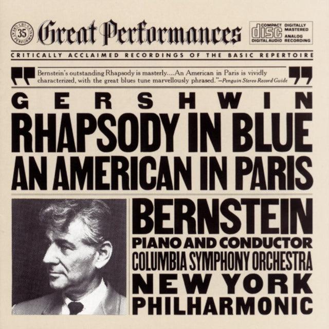 Gershwin: Rhapsody In Blue / American In Paris Music CD
