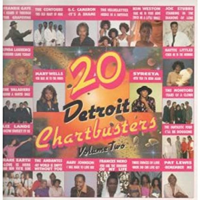 20 Detroit Chartbusters: Vol. 2 Vinyl Record