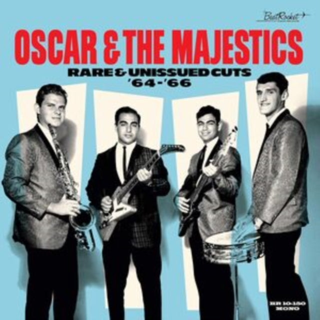 Oscar & The Majestics - Rare & Unissued Cuts 64-66 (Red 10Inch) (I) - 10 Inch Vinyl Record