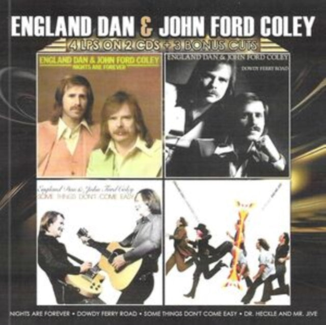 Dan & John Ford Coley England - 4 LPs On 2 Music CDs/3 Bonus Cuts (2Music CD)