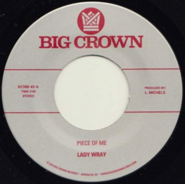 Lady Wray - Piece Of Me B/E Come On In - 7 Inch Vinyl Record