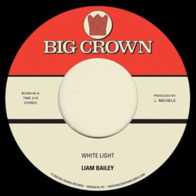 Liam Bailey - White Light B/W Cold & Clear - 7 Inch Vinyl