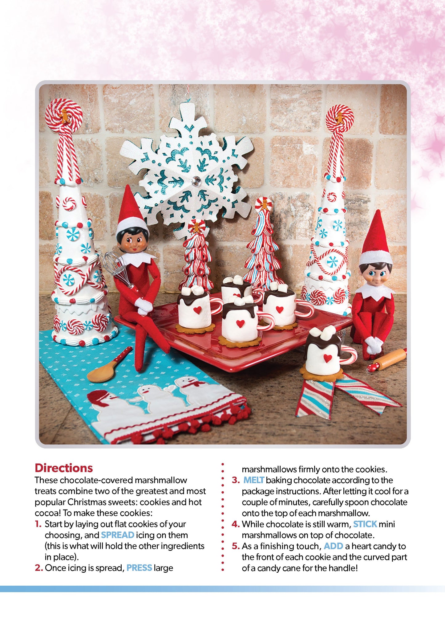 The Elf On The Shelf - Crafts, Cooking & Christmas: 44 Activities & Recipes, Mom's Guide, Weekly Scout Elf Ideas, Kids DIY Crafts, Party Planning, No-Bake Santa Hats, Holiday Cookies, Family & Q&A!