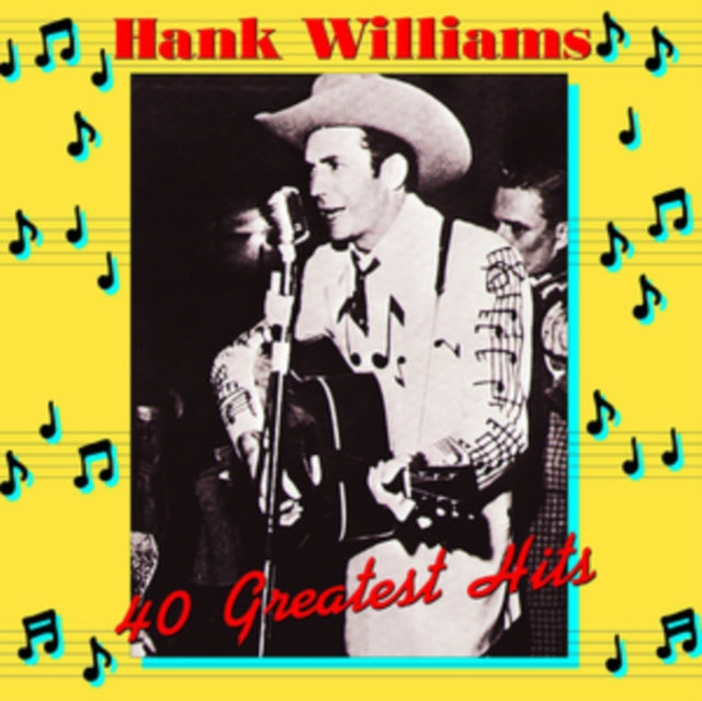 Hank Williams - 40 Greatest Hits (180G) - LP Vinyl Record
