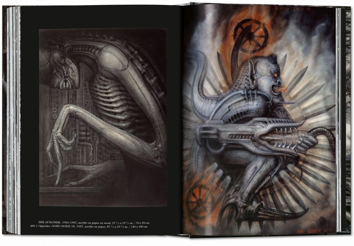 HR Giger. 45th Ed. (German, French, English) Book